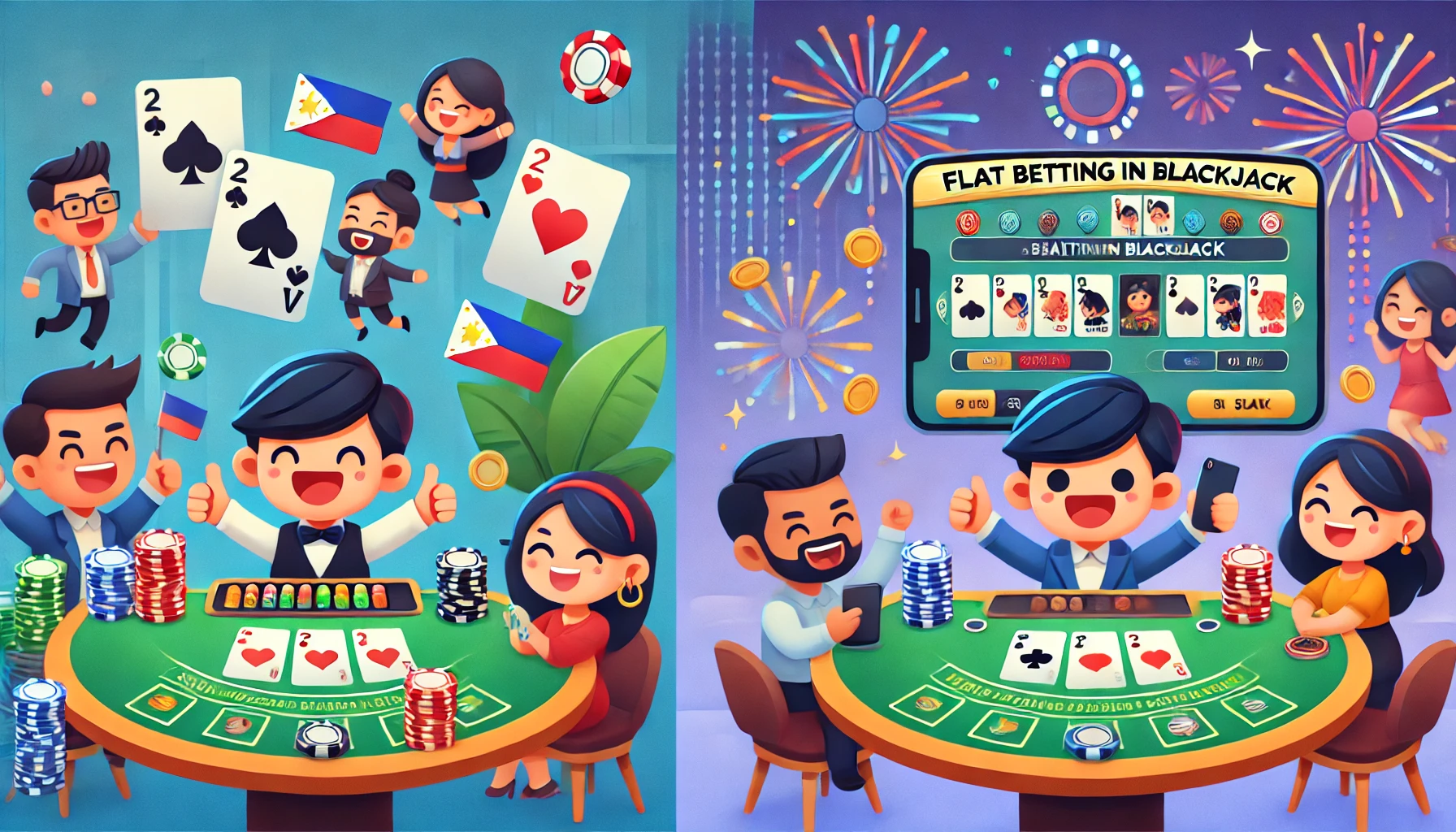 Flat Betting sa Blackjack: 7 Dahilan Kung Bakit Gustong-Gusto Ito ng Mga Manlalarong Pilipino